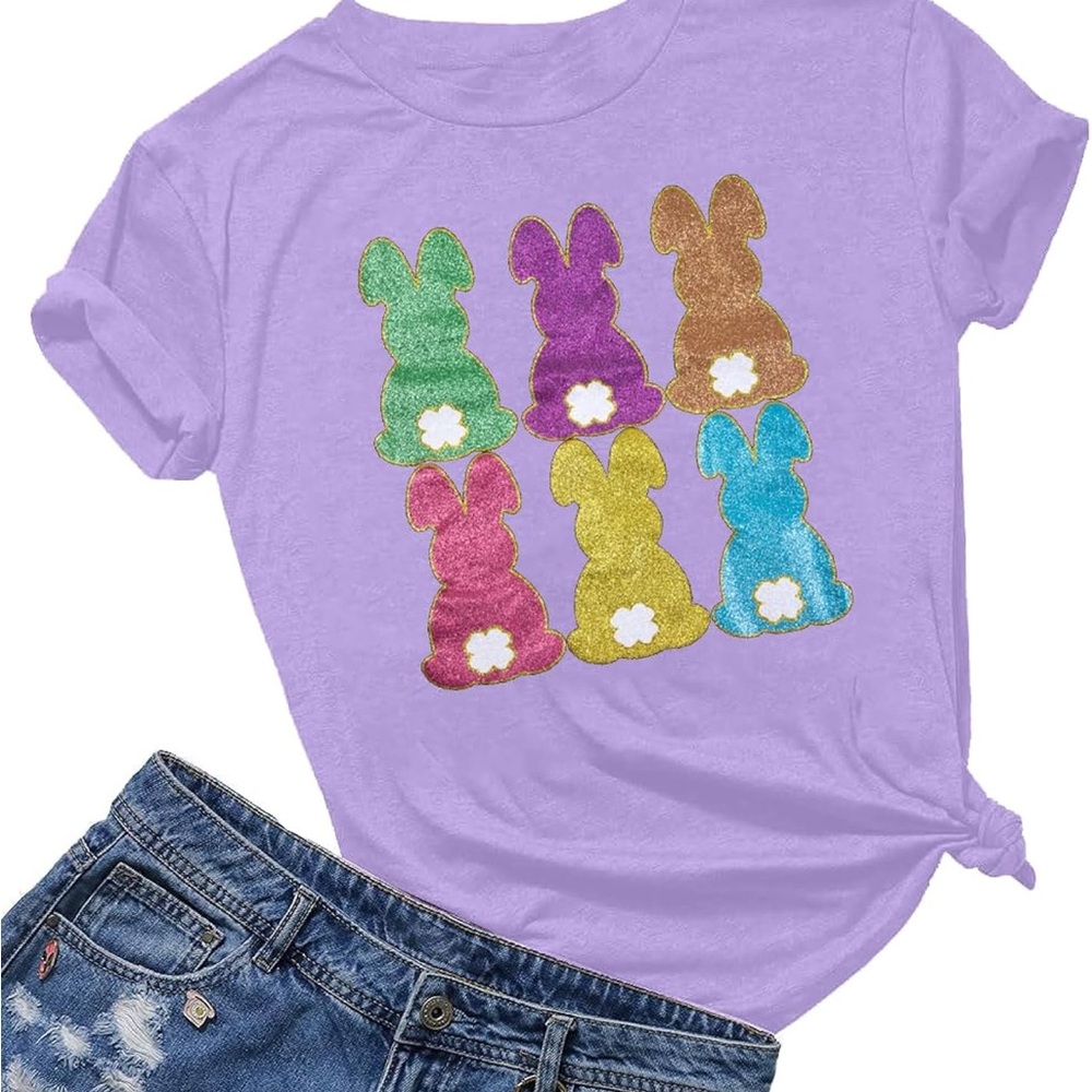 Easter bunny top women